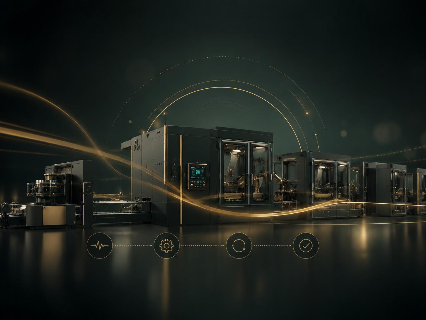 Machine representing operational excellence