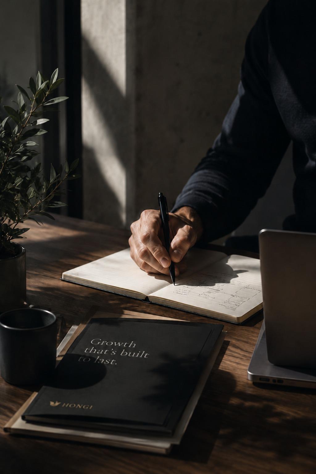 Elegant business environment representing trusted partnership
